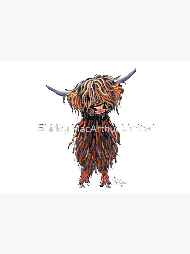 Scottish Hairy Highland Cow ' WEE MAC ' by Shirley Macarthur by ShirleyMacA