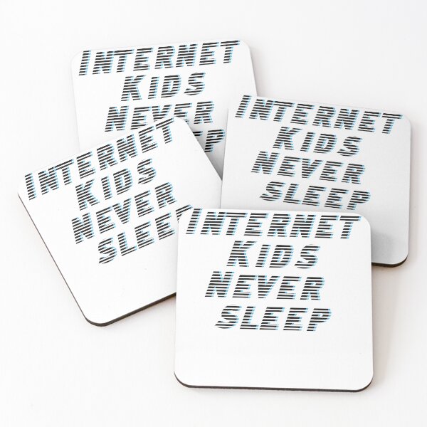 Item preview, Internet Kids Never Sleep Glitch Design  designed and sold by AwfulWaflePress.