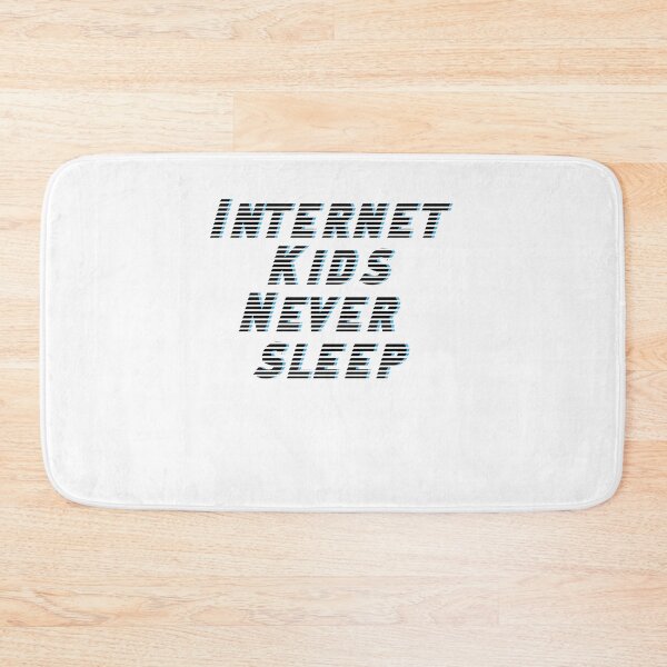 Item preview, Internet Kids Never Sleep Glitch Design  designed and sold by AwfulWaflePress.
