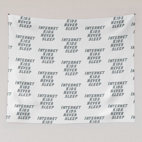Item preview, Internet Kids Never Sleep Glitch Design  designed and sold by AwfulWaflePress.