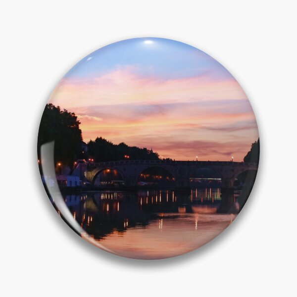 Item preview, Impressions of Rome - Divine Sky and a Necklace of Lights Along Tiber River designed and sold by Georgia Mizuleva.