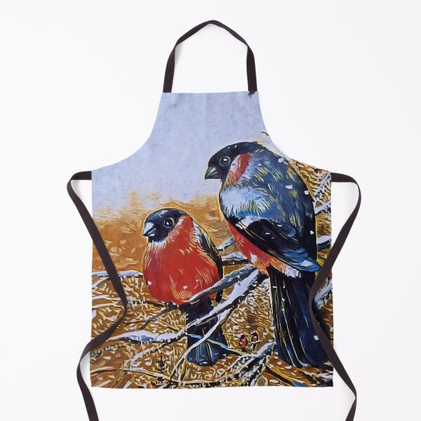 Item preview, Winter bullfinches designed and sold by helenkaiy.