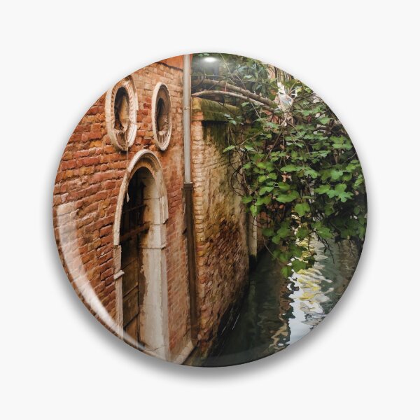 Item preview, Impressions Of Venice - Small Canal Hugged by a Fig Tree designed and sold by Georgia Mizuleva.