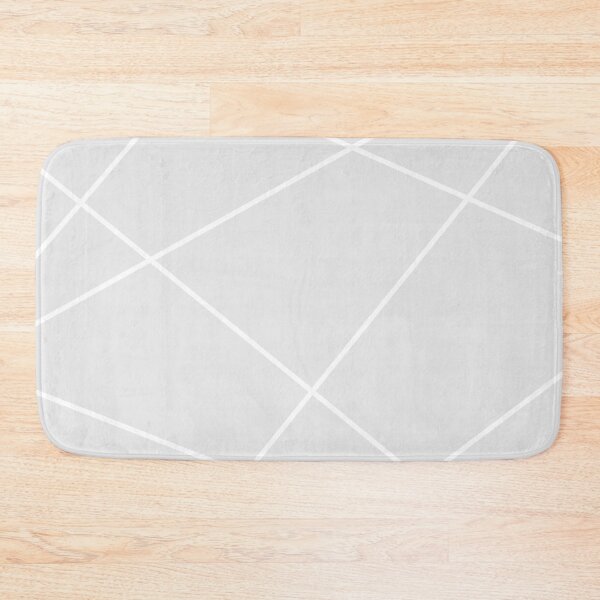 Item preview, Abstract geometric pattern - silver and white. designed and sold by K.S ART.