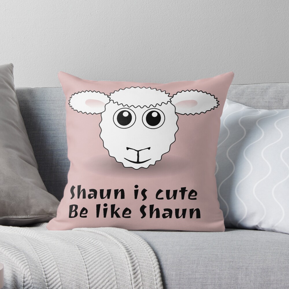 shaun the sheep pillow