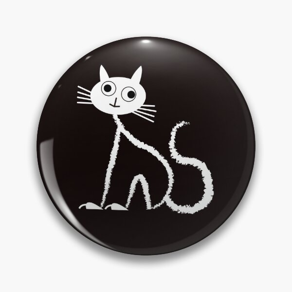 Item preview, WHITE CAT WITH BIG EYES designed and sold by malangacamisetas.