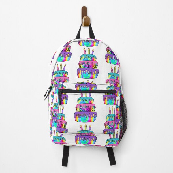 Item preview, Happy Birthday Cake Hippie Tie Dye Psychedelic Candles designed and sold by funnytshirtemp.