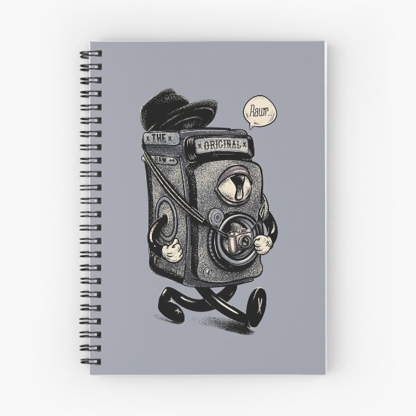 Item preview, Shoot RAW - Time Traveler Old Fashioned Film Camera | Never too Old to Rock | Kids Mask | Backpack | Whimsical Old Cartoon Style Design, World Photo Day 2020 designed and sold by Any Color Designs.