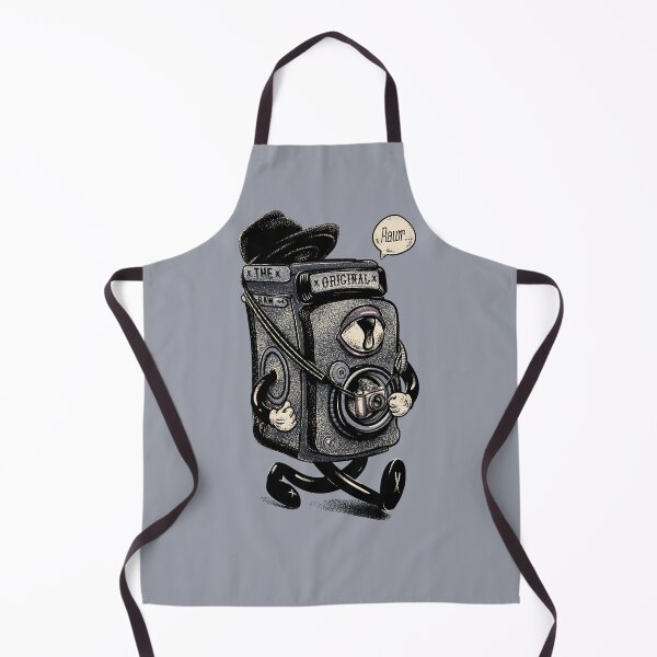 Item preview, Shoot RAW - Time Traveler Old Fashioned Film Camera | Never too Old to Rock | Kids Mask | Backpack | Whimsical Old Cartoon Style Design, World Photo Day 2020 designed and sold by Any Color Designs.