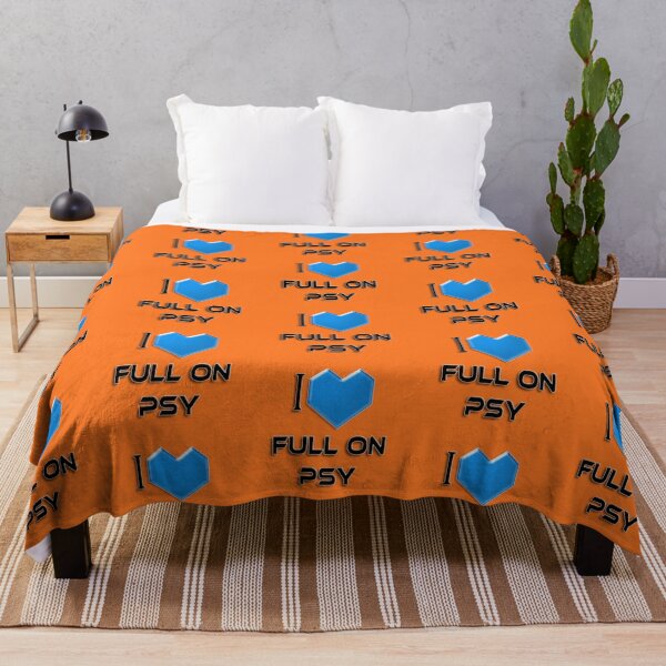 Item preview, I Love Full On Psy - Blue designed and sold by NoMatterLab.