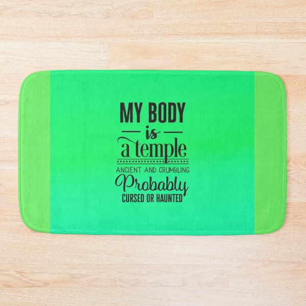 Item preview, My body is a temple designed and sold by Delicarte.