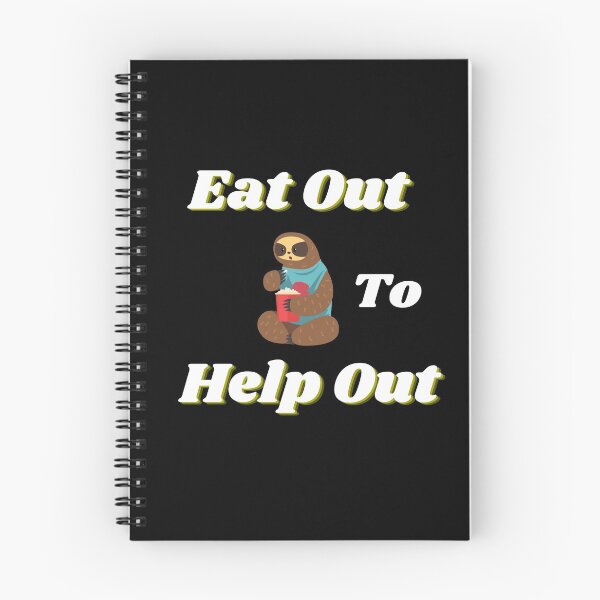 Item preview, Eat Out To Help Out - Sloth Edition designed and sold by Trucutruh.