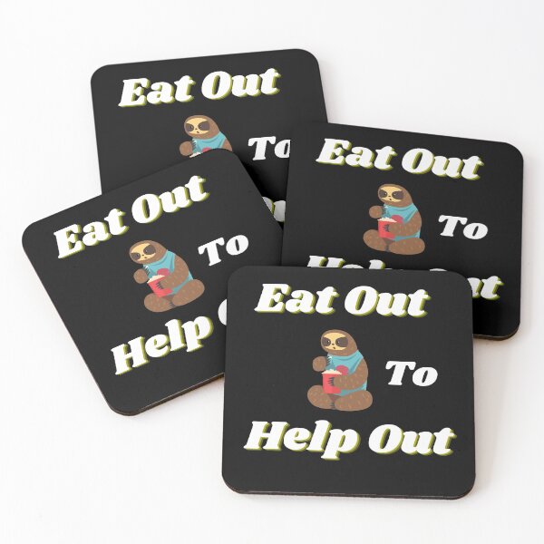 Item preview, Eat Out To Help Out - Sloth Edition designed and sold by Trucutruh.