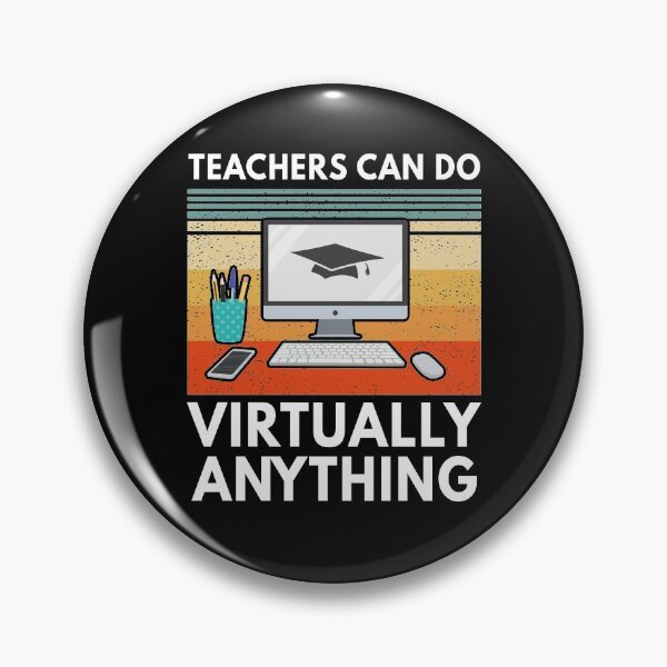Item preview, Mens Teachers Can Do Virtually Anything Funny Online Class For Virtual Teachers Gift designed and sold by Mfk Clothes.