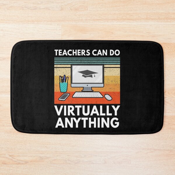 Item preview, Mens Teachers Can Do Virtually Anything Funny Online Class For Virtual Teachers Gift designed and sold by Mfk Clothes.