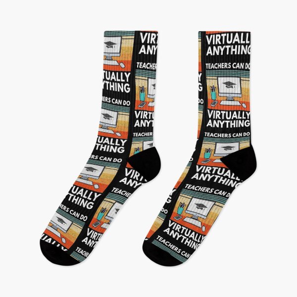 Item preview, Mens Teachers Can Do Virtually Anything Funny Online Class For Virtual Teachers Gift designed and sold by Mfk Clothes.