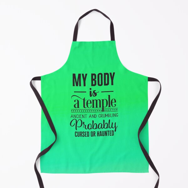 Item preview, My body is a temple designed and sold by Delicarte.