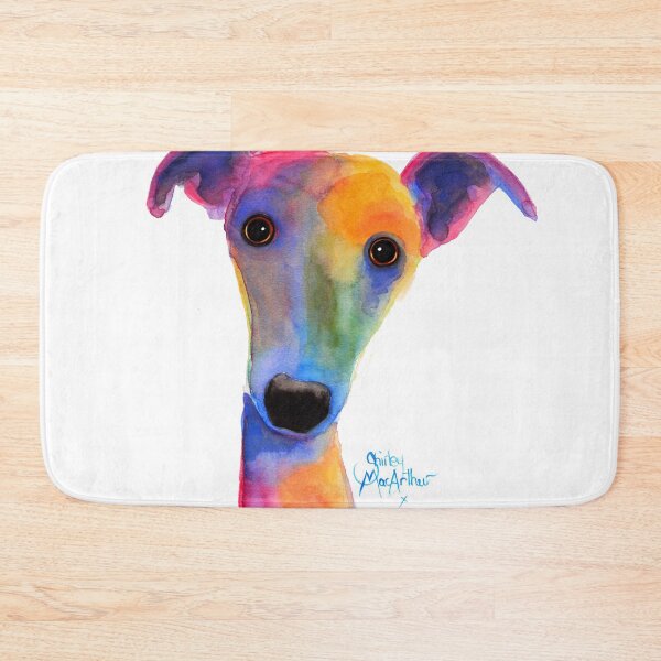 Item preview, WHIPPET / GREYHOUND PRiNT 'PANSY' By Shirley MacArthur designed and sold by Shirley MacArthur Art.