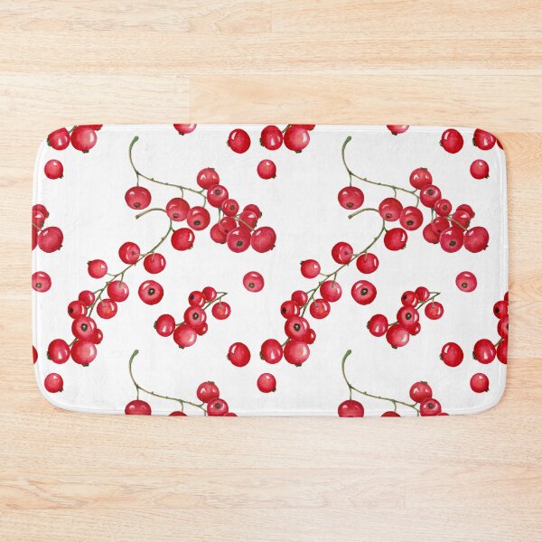 Item preview, Aerial seamless pattern with bunches of red currants designed and sold by AsyaTury.