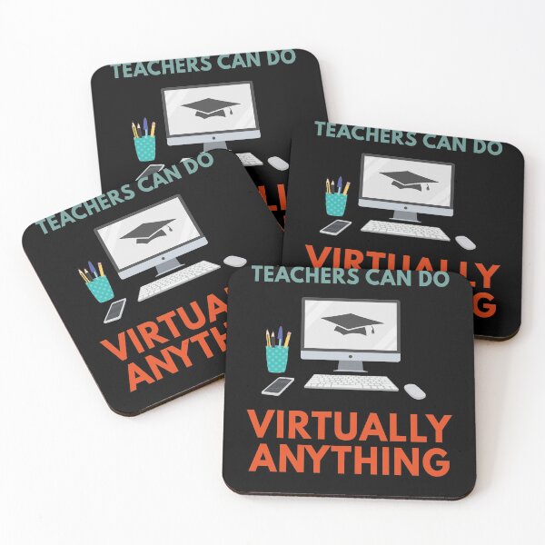 Item preview, Teachers Can Do Virtually Anything Funny Online Class For Virtual Teachers Gift designed and sold by Mfk Clothes.