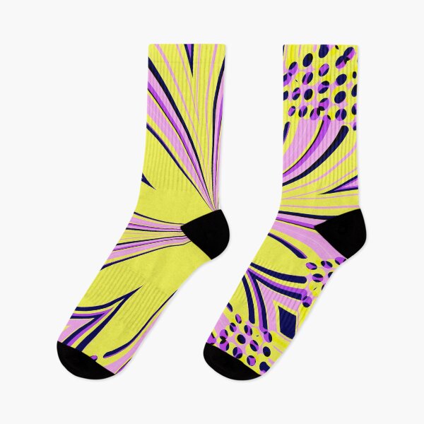 Item preview, Elegant kaleidoscope art flower yellow purple pink  designed and sold by aapshop.