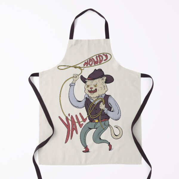 Item preview, Cowboy Cat - Roping the Red Dot | Rootin and Tootin | Be Rootin Be Tootin (White)  designed and sold by Any Color Designs.