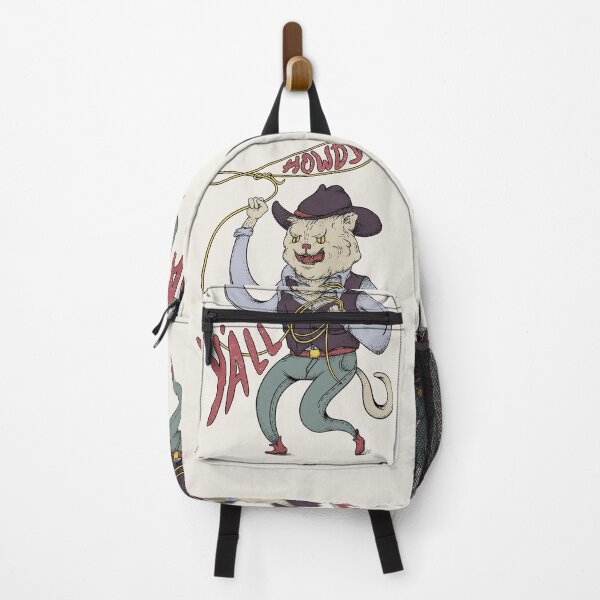 Item preview, Cowboy Cat - Roping the Red Dot | Rootin and Tootin | Be Rootin Be Tootin (White) designed and sold by Any Color Designs.