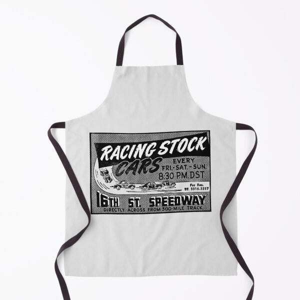 Item preview, RACING STOCK CARS - 60s POSTER designed and sold by ThrowbackAds.