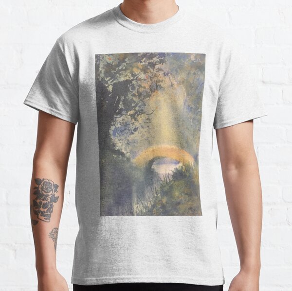 Pack Horse Bridge over Tranquil Waters Classic T-Shirt