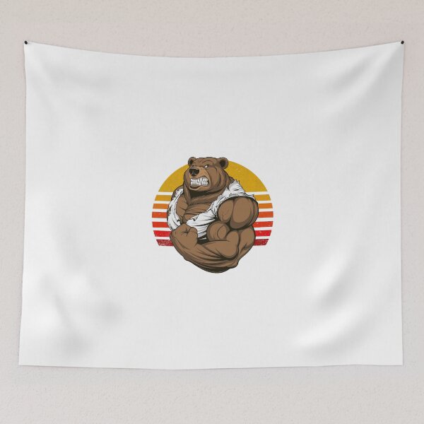 Item preview, muscle bear designed and sold by beruc.