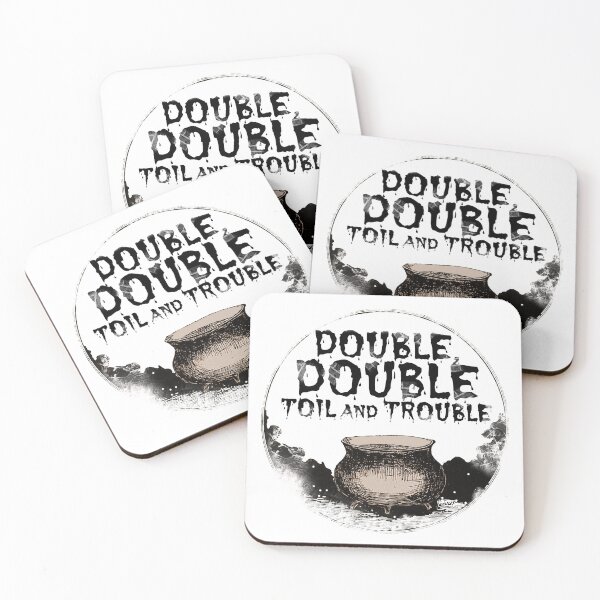 Item preview, Double, Double Toil and Trouble: Macbeth's Witches designed and sold by WhatOdds.