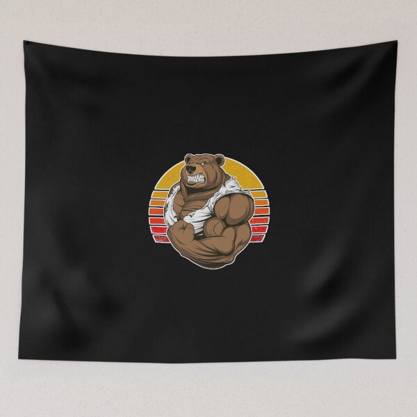 Item preview, muscle bear designed and sold by beruc.