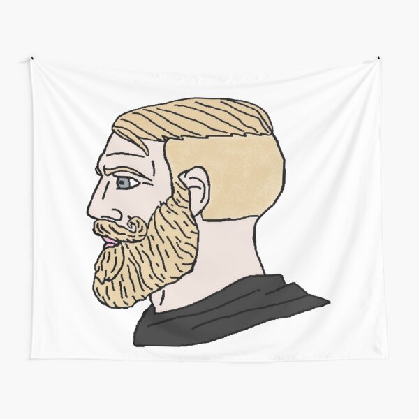 Chad Meme Tapestries for Sale