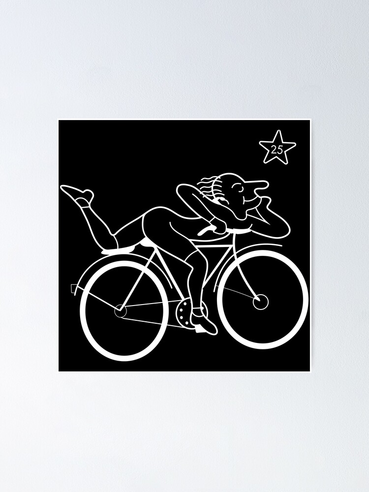 Albert Hofmann White Bicycle Lsd 1943 Poster By Hexxagram Redbubble 8684