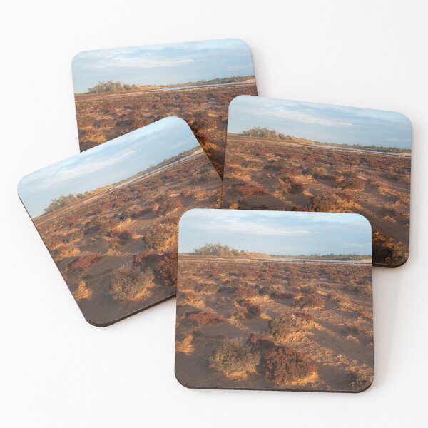 Item preview, Morning light across the saltbush - Murray Sunset NP Mallee designed and sold by yvonne hyland.