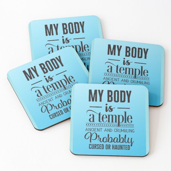 Item preview, My body is a temple ancient and crumbling  designed and sold by Delicarte.