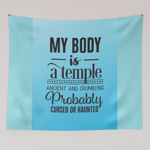 Item preview, My body is a temple ancient and crumbling  designed and sold by Delicarte.