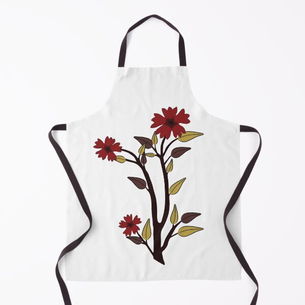 Item preview, Gold Leaf Red Flowers designed and sold by humble-aman.