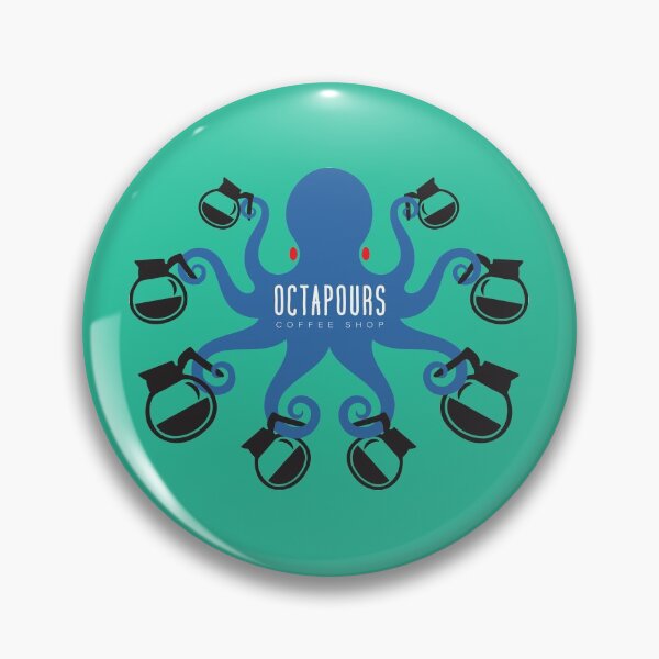 Item preview, OctaPours coffee shop designed and sold by drawbey.