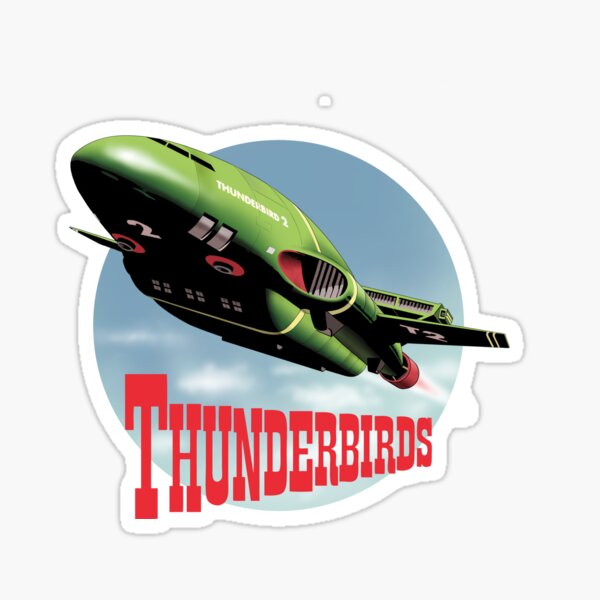 Thunderbird 2 from 'Thunderbirds' Sticker