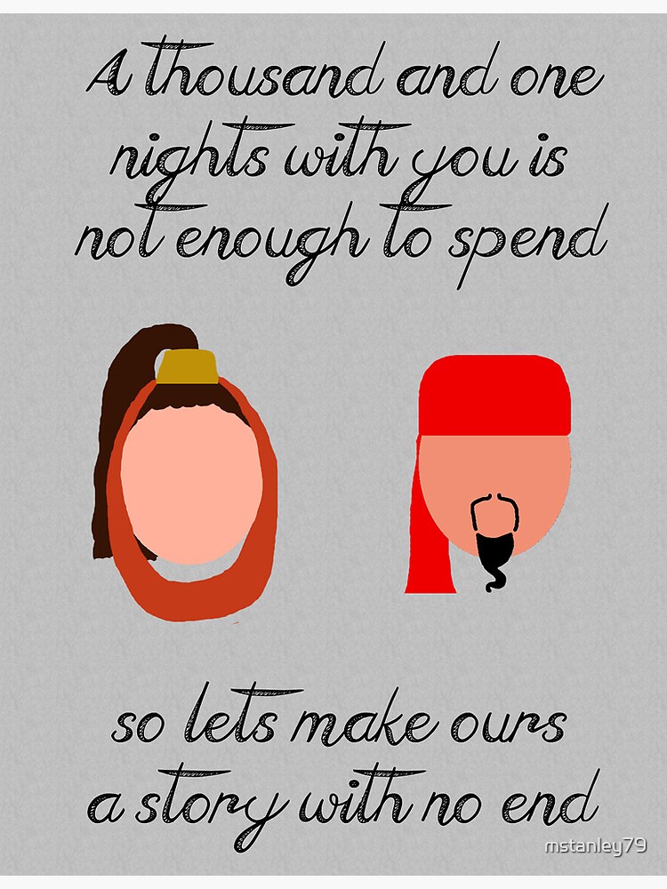 "Jafar and SherrezadeA Thousand and One Nights" Poster for Sale by