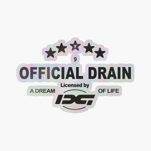 Item preview, Bladee Drain Gang OFFICIAL DRAIN logo designed and sold by 3stars9.