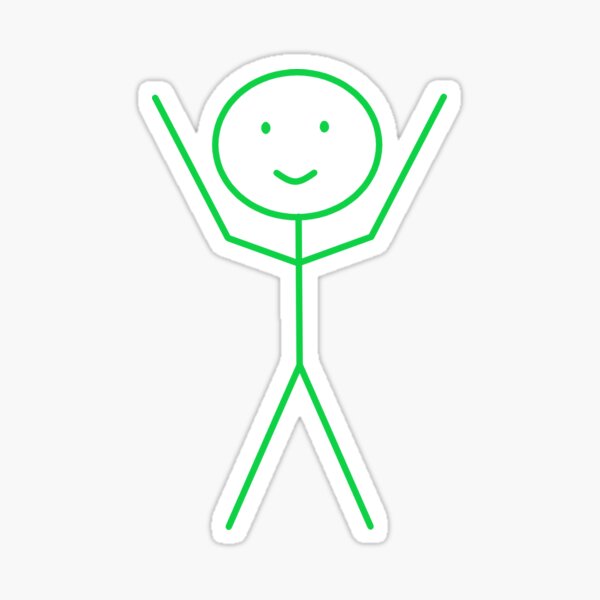 Stickman Stickers Redbubble - henry stickmin face roblox decal