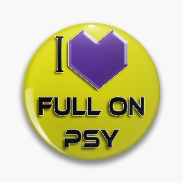 Item preview, I Love Full On Psy - Purple designed and sold by NoMatterLab.