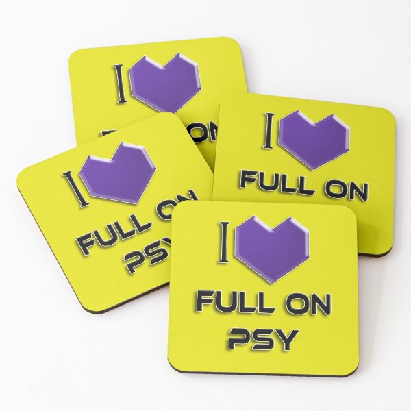 Item preview, I Love Full On Psy - Purple designed and sold by NoMatterLab.