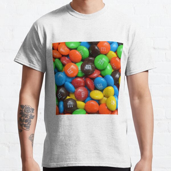 M And Ms T Shirts Redbubble - hersheys chocolate candy bar in a bag t shirt roblox