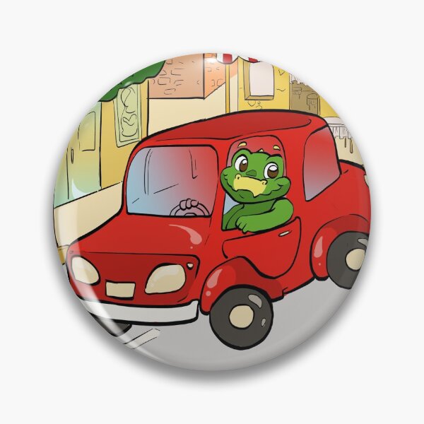 Item preview, Little crocodile in the car designed and sold by ingosplanet.
