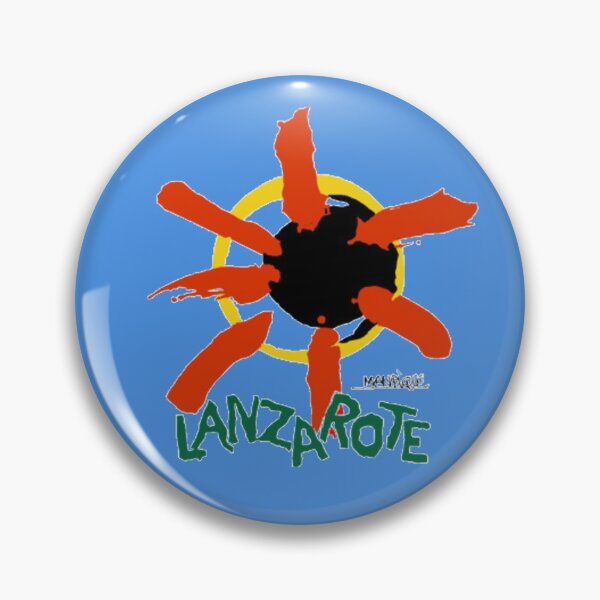 Item preview, Lanzarote Manrique Sun Volcano Symbol (Blue) designed and sold by iCimages.net.