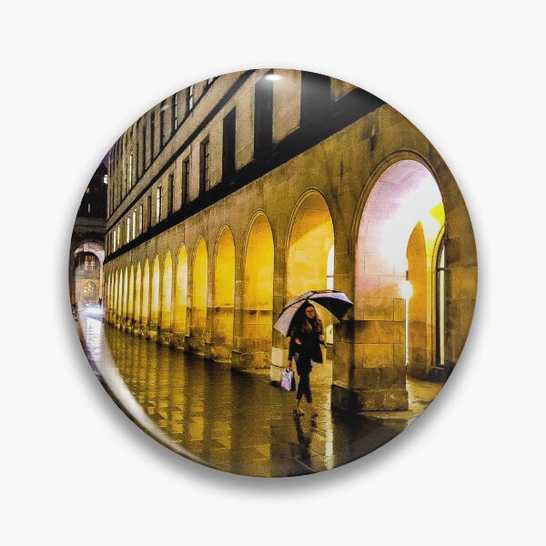Item preview, A rainy night in St Peter's Square Manchester, England designed and sold by SarahStephensPh.