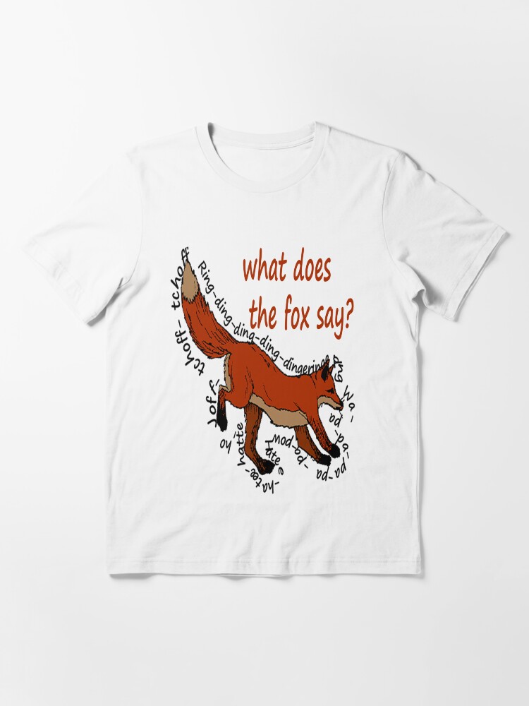 what does the fox say shirt